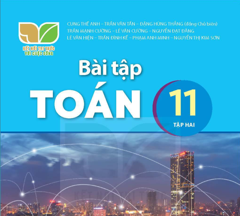 SÁCH BÀI TẬP TOÁN 11 TẬP 2 KẾT NỐI TRI THỨC Miễn phí